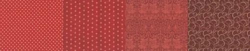 50 Years Of Moda Burgundy fabric