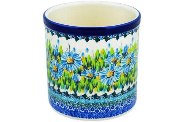 6" Utensil Jar - Bouquet Azul