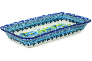 9" Platter - Bouquet Azul