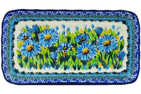 9" Platter - Bouquet Azul