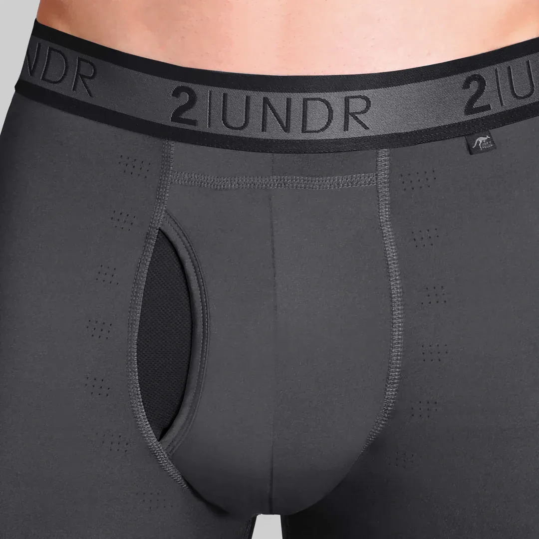 Boxer Long Sport Shift Charcoal