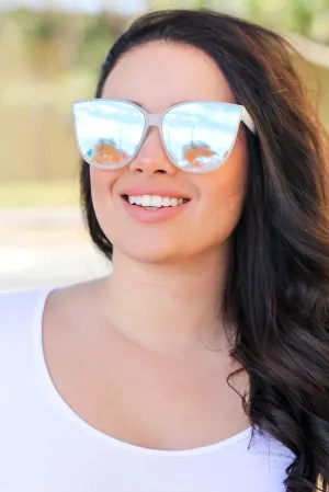 Clear Cat Eye Sunglasses