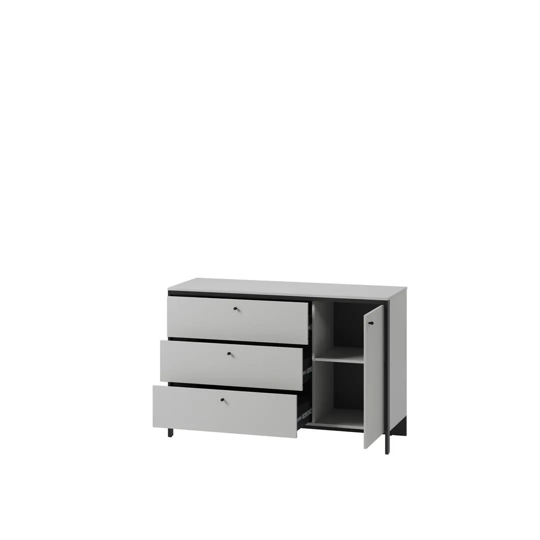 Gris Chest Of Drawers 136cm