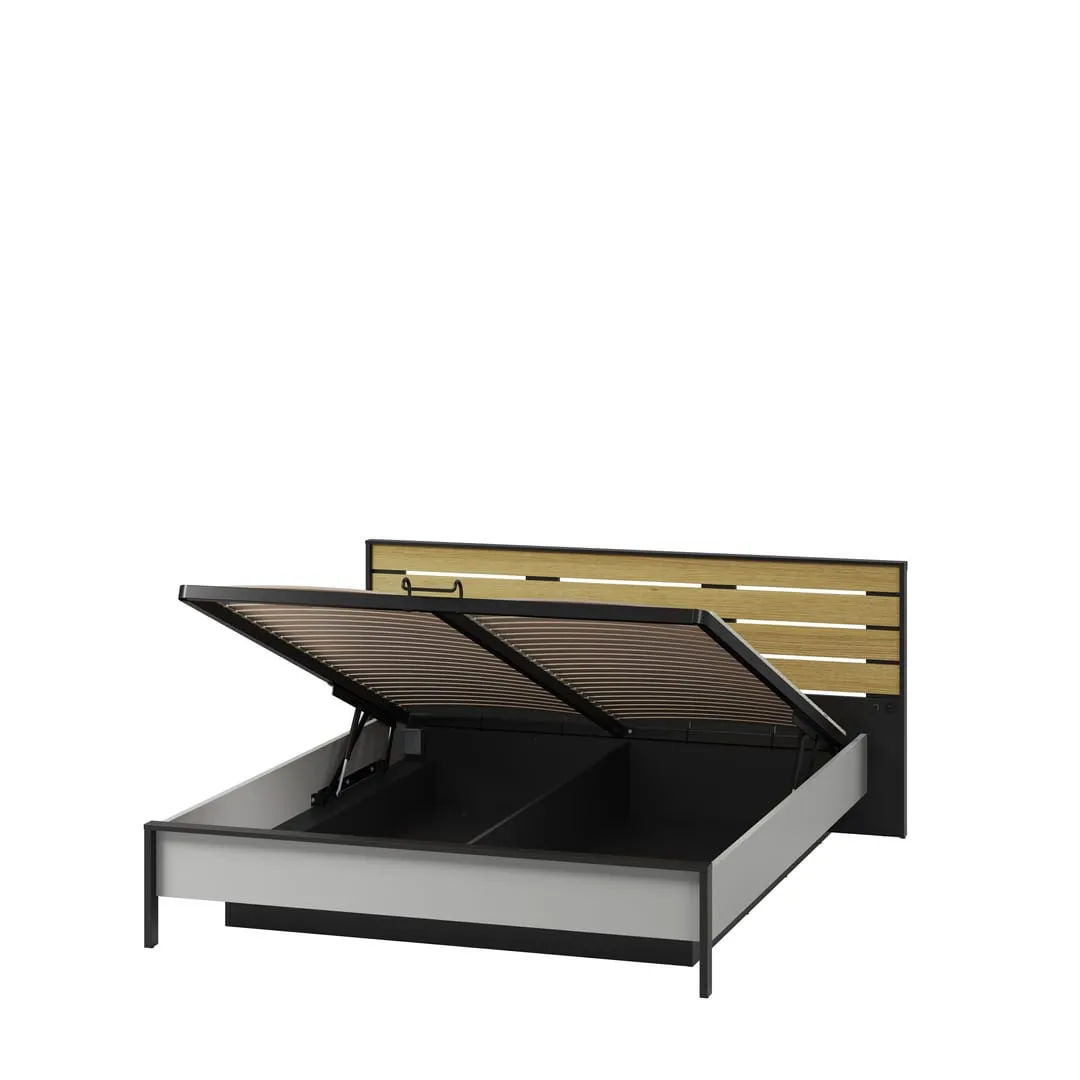 Gris Ottoman Bed [EU King]