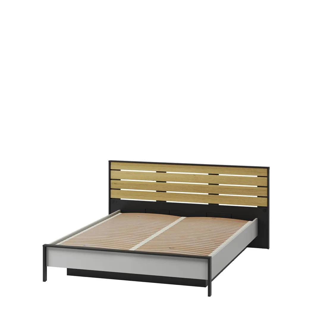 Gris Ottoman Bed [EU King]