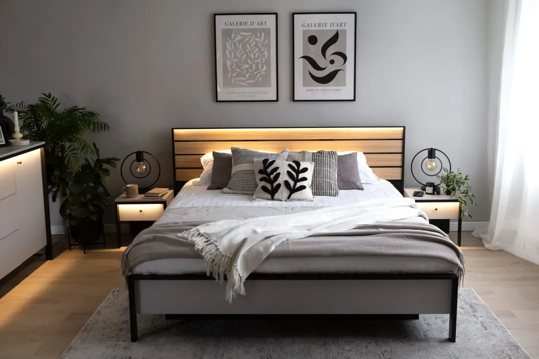 Gris Ottoman Bed [EU King]