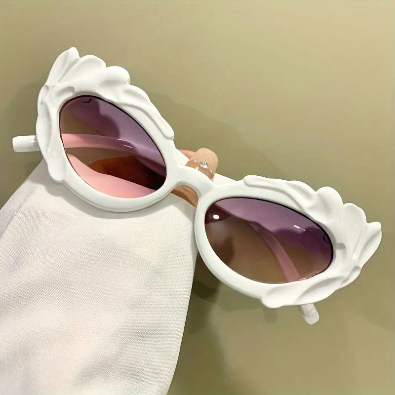 Groovy  Jelly Color Anti Glare Cat Eye Sunglasses