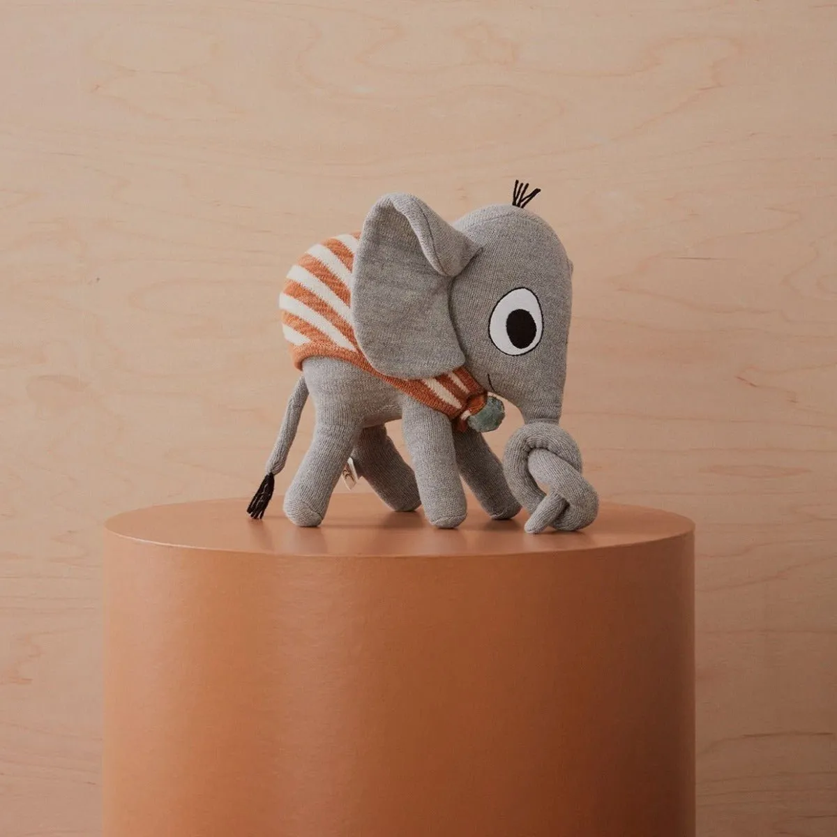 Peluche Éléphant Henry - Gris