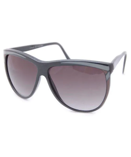 RHYMES Gray/Red Cat-Eye Sunglasses