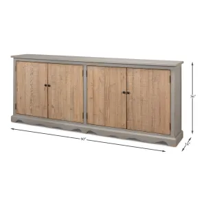 Sarreid - Le Gris Sideboard - Grey - Transitional