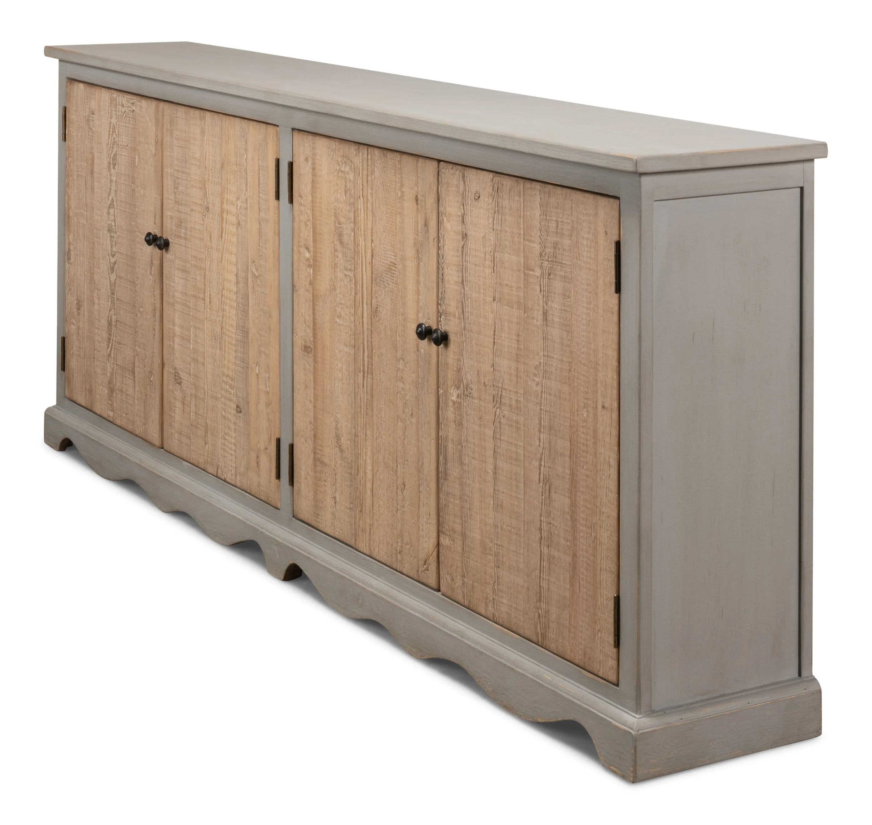 Sarreid - Le Gris Sideboard - Grey - Transitional