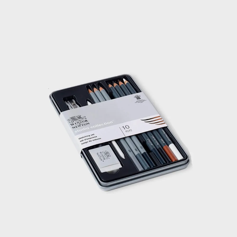 Set Esbozo WINSOR AND NEWTON Studio Collection 10 Piezas