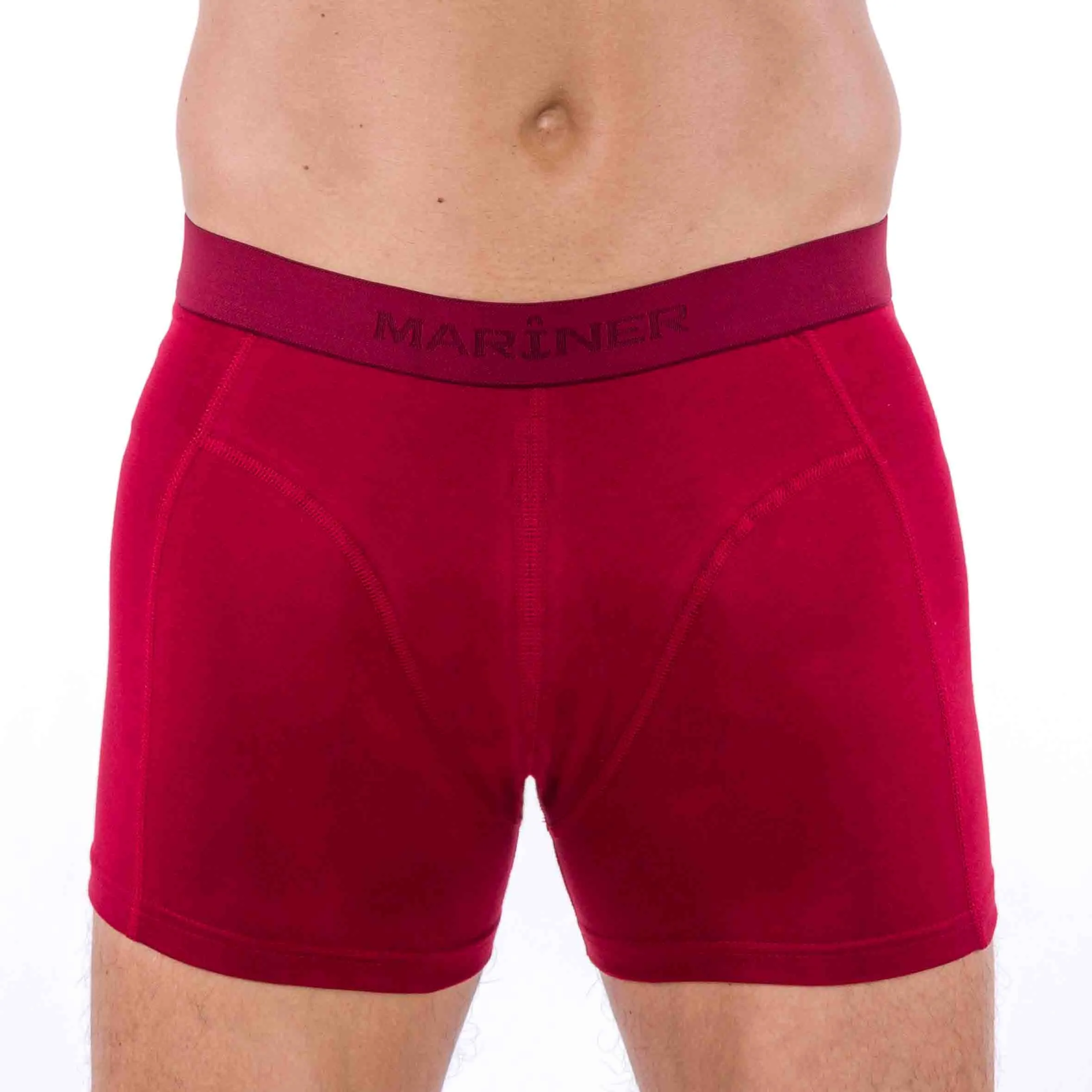 Shorty Sport Bordeaux en Coton Bio Stretch 2024