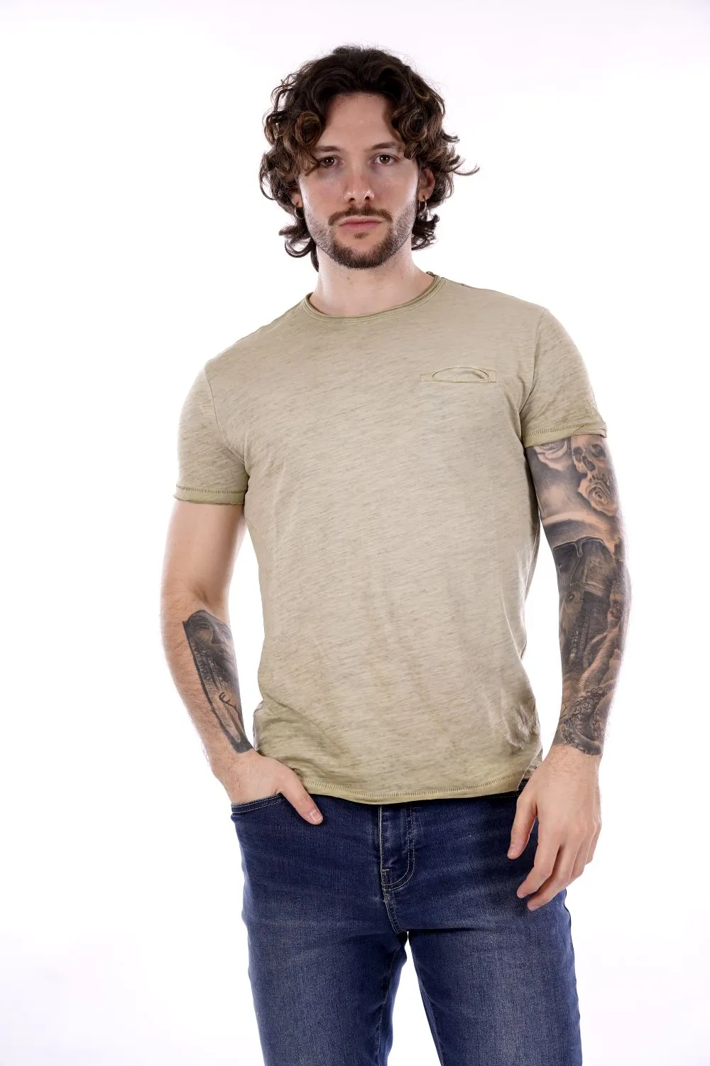 T-shirt Verde Da Uomo