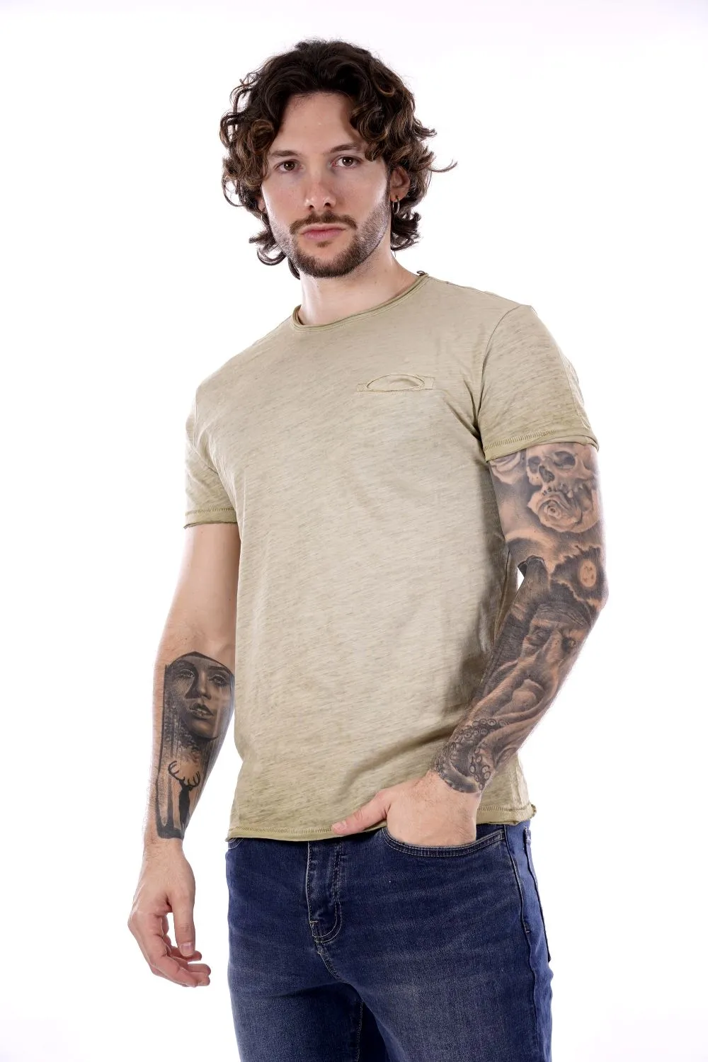 T-shirt Verde Da Uomo