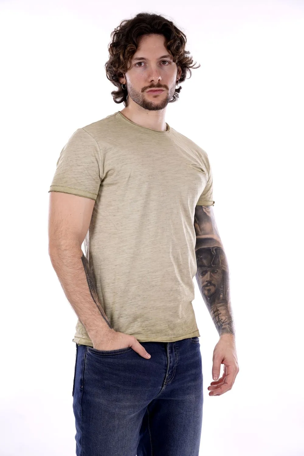 T-shirt Verde Da Uomo